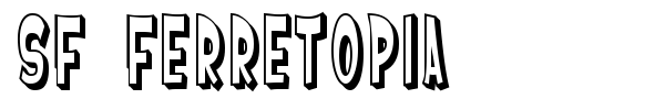 SF Ferretopia font preview